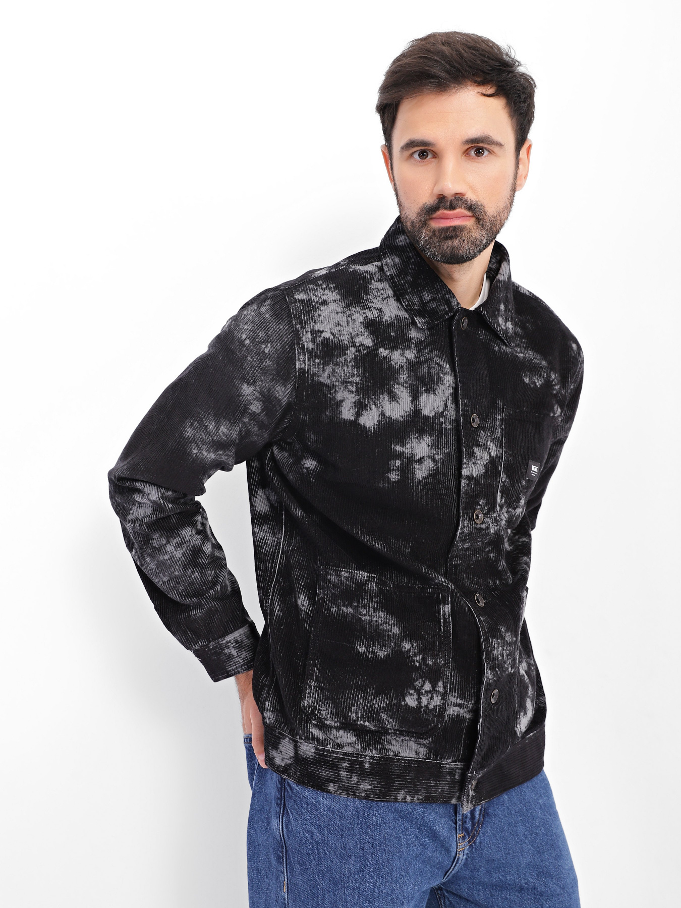 Сорочка повсякденна Vans DRILL CORDUROY модель VN000068BLK1 Фото