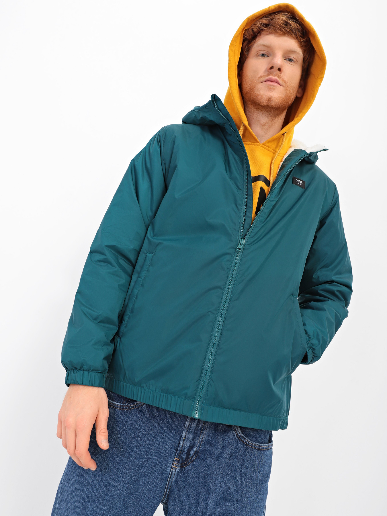 Демисезонная куртка Vans Harvard Windbreaker модель VN0A7S8WY8B1 Фото