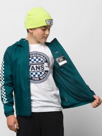 Синій - Демісезонна куртка Vans Garnett Windbreaker