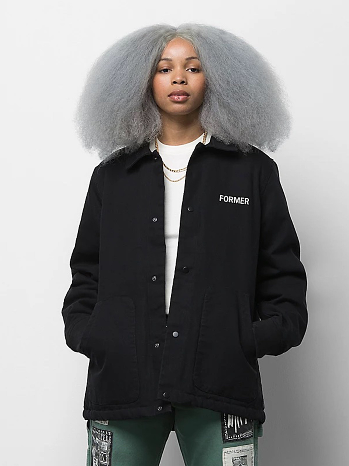 Сорочка повсякденна Vans X FORMER модель VN000065BLK1 Фото