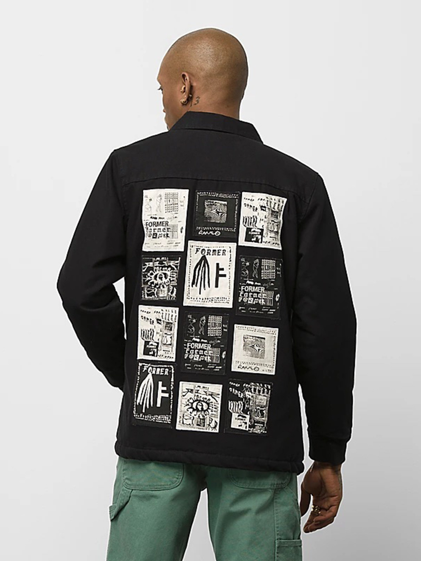 Сорочка повсякденна Vans X FORMER модель VN000065BLK1 Фото