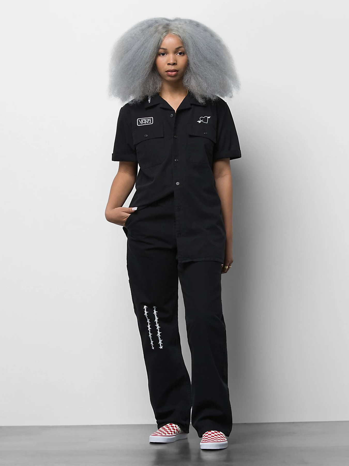 Повсякденні штани Vans Elijah Berle Loose модель VN0000H1BLK1 Повсякденні штани Vans Elijah Berle Loose модель VN0000H1BLK1 Фото