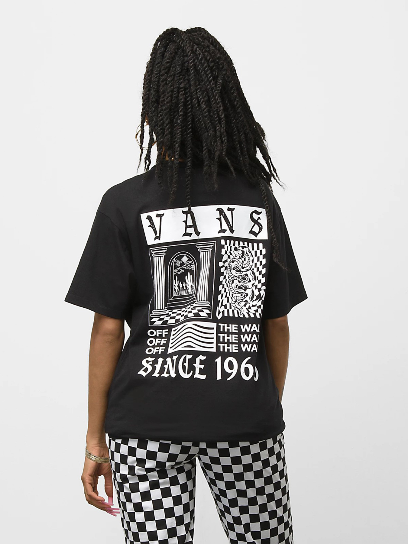 Футболка Vans Kevin Peraza Off The Wall модель VN0A7PTPBLK1 Фото