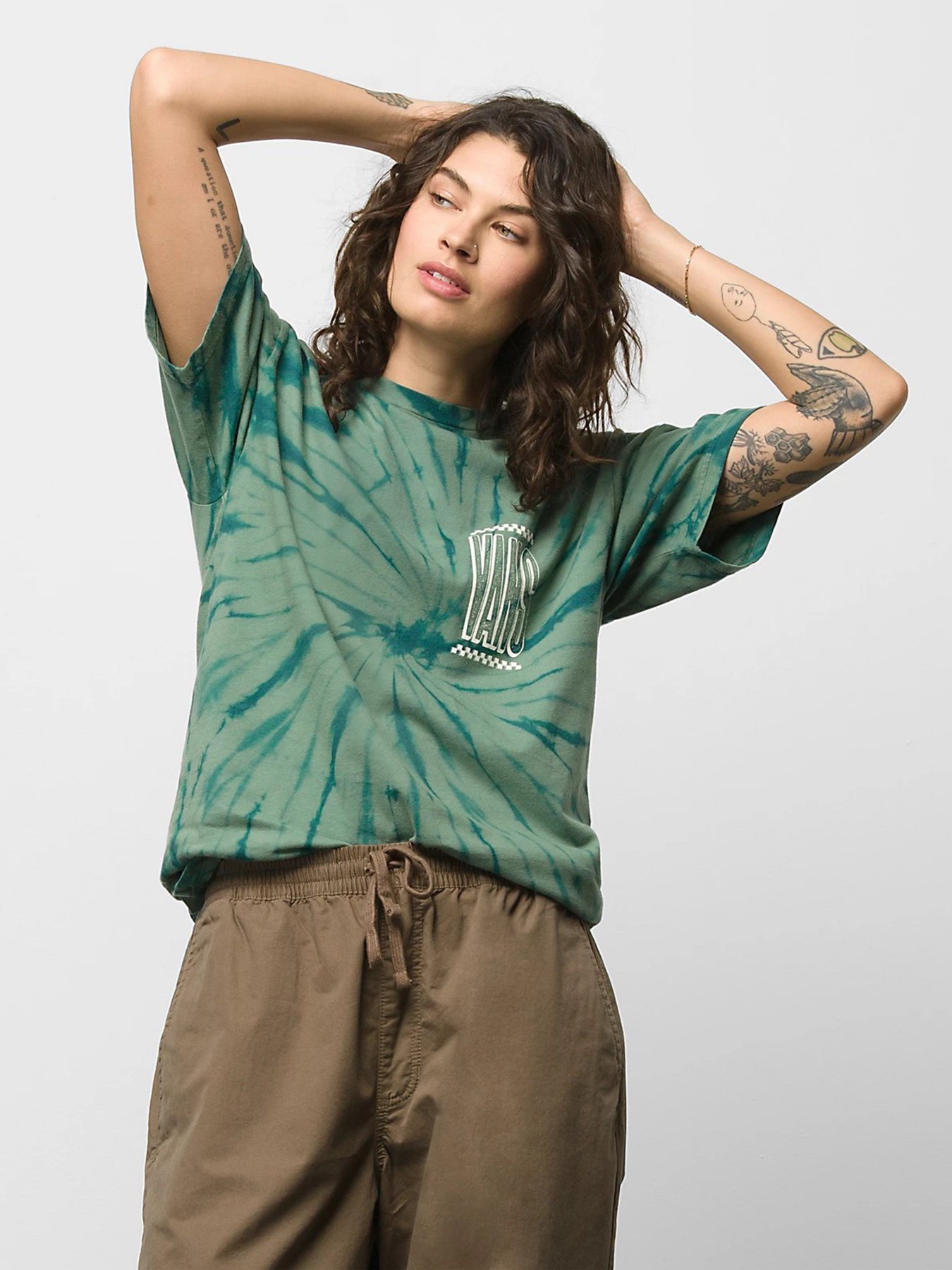 Футболка Vans TALL TYPE TIE DYE модель VN0A7S61YQW1 Фото