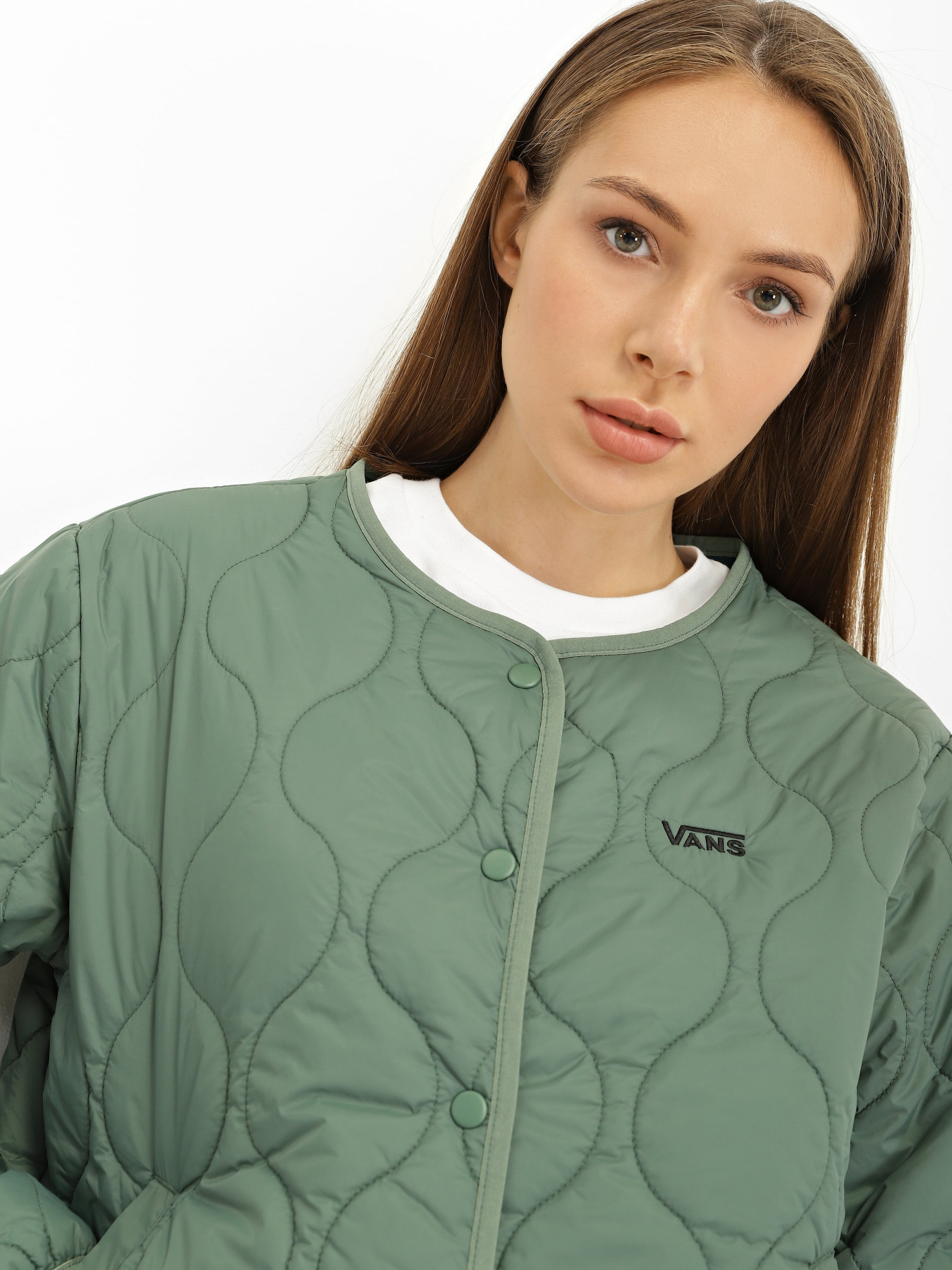 Демісезонна куртка Vans Short Reversible Liner модель VN0A7RNGYQW1 Фото