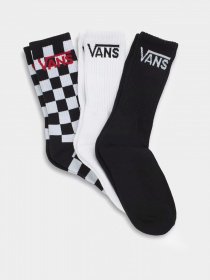 Набір шкарпеток Vans Classic Crew Sock 3-Pack модель VN000YBRBKC1 Фото