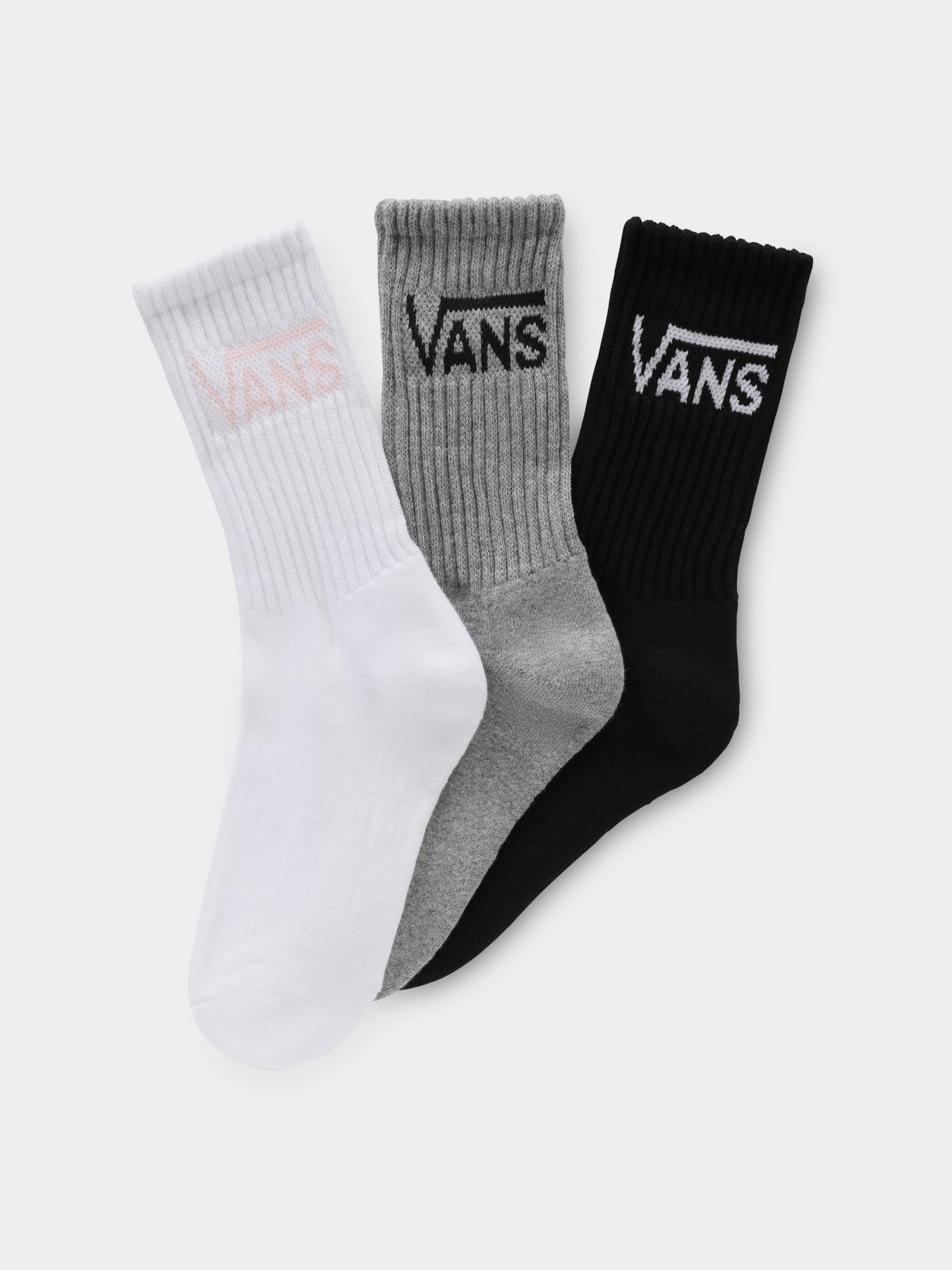 Набор носков Vans Classic Crew 36,5 – 41 модель VN0A49ZF9RP1 Набор носков Vans Classic Crew 36,5 – 41 модель VN0A49ZF9RP1 Фото