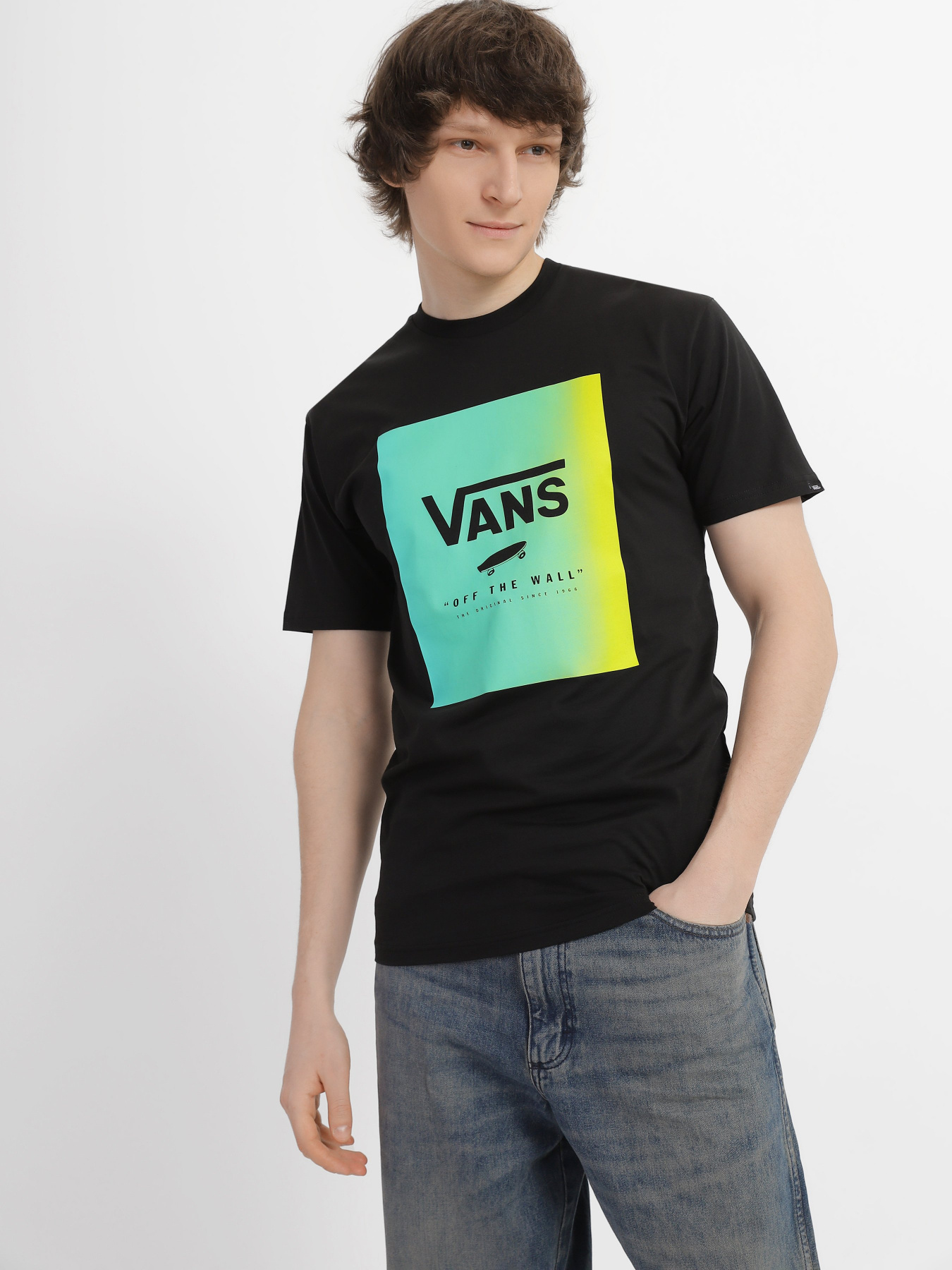 Футболка Vans Classic Print Box модель VN0A5E7YBVD1 Фото