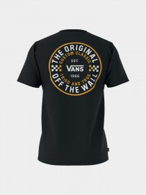Футболка Vans Off The Wall Checker Circle модель VN00003ABLK1 Фото