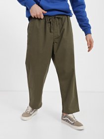 Брюки повседневные Vans Range Loose Cropped Elastic Waist модель VN0005ZDKCZ1 Фото