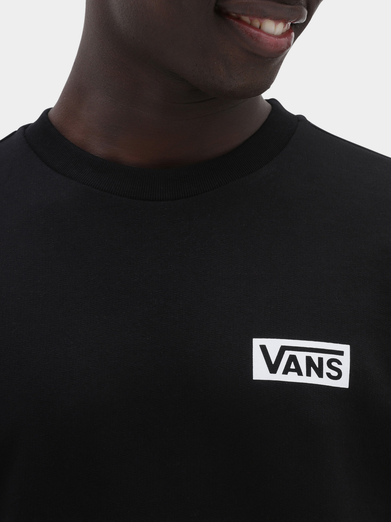Свитшот Vans RELAXED FIT CREW модель VN0007FPBLK1 Фото
