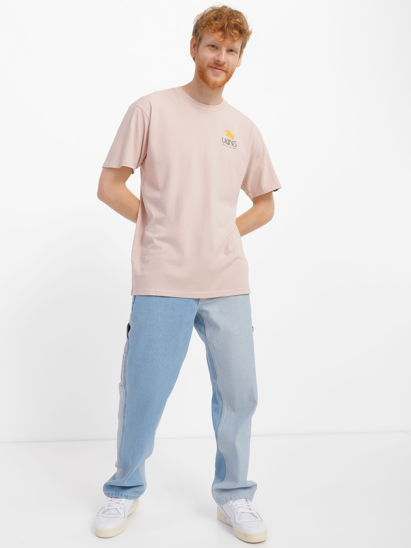 Футболка Vans Sunset Dual Palm Vintage модель VN0006CHBQL1 Фото