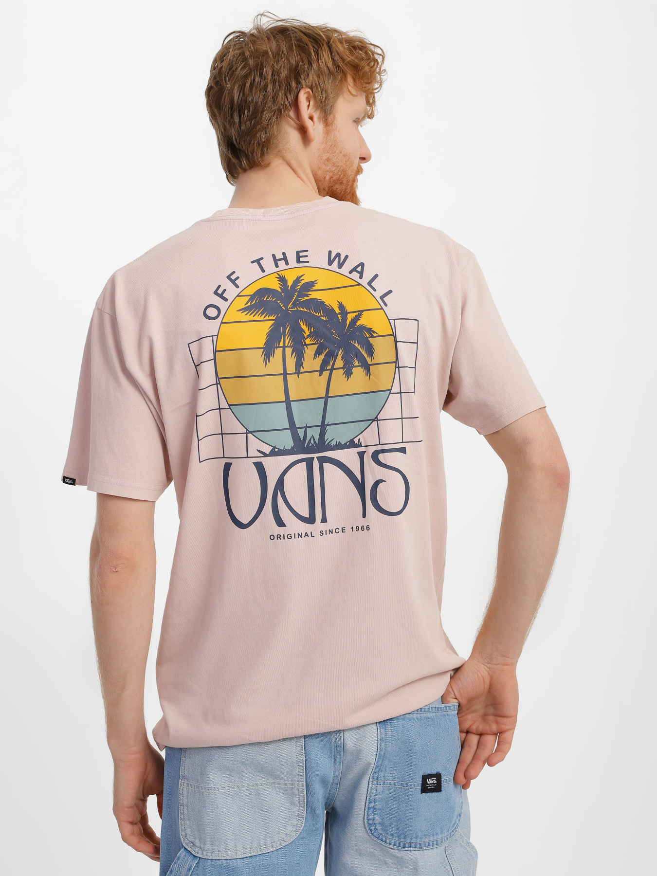 Футболка Vans Sunset Dual Palm Vintage модель VN0006CHBQL1 Фото