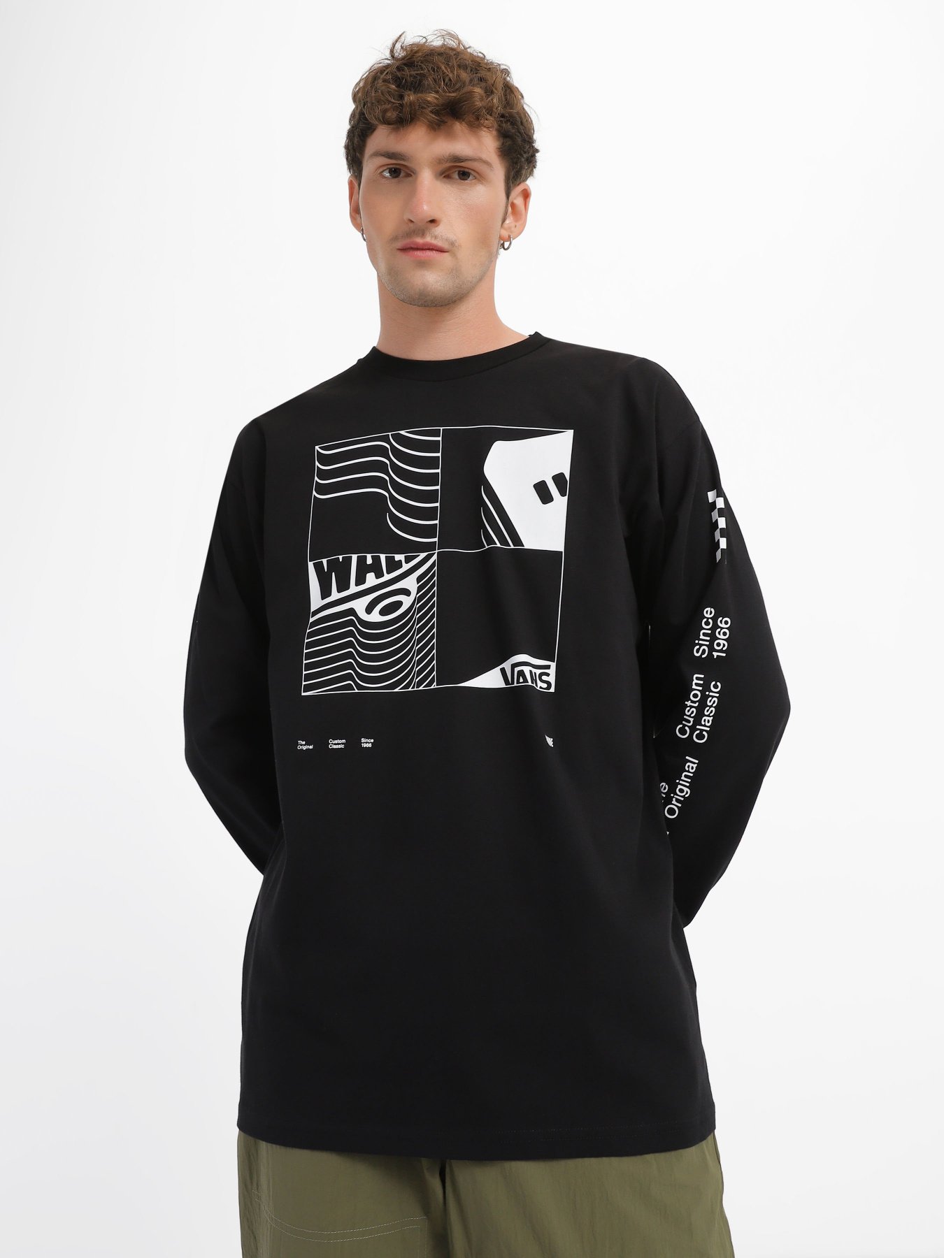 Лонгслив Vans Transfixed модель VN0007V1BLK1 Фото