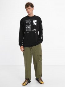 Лонгслив Vans Transfixed модель VN0007V1BLK1 Фото