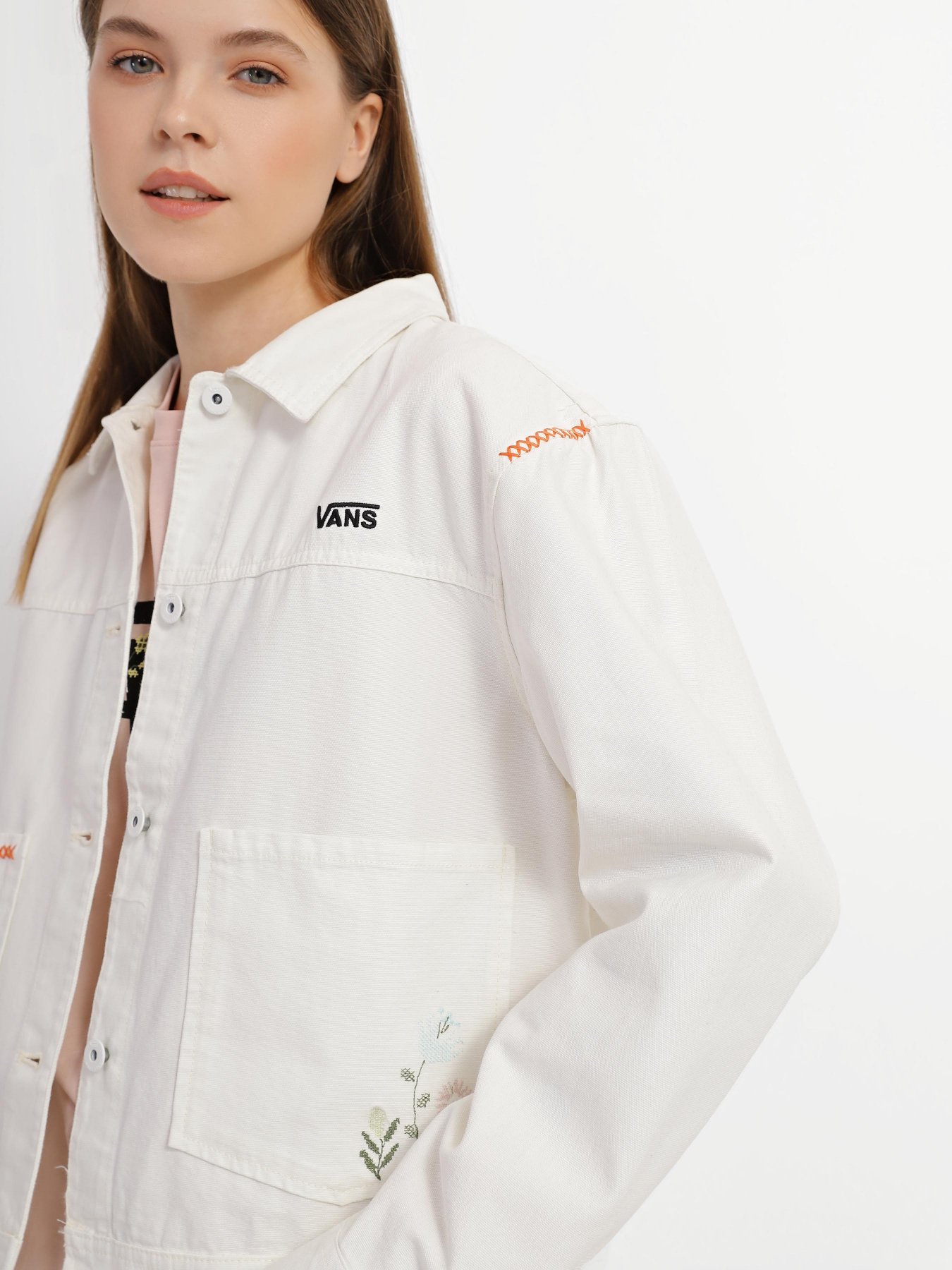 Куртка-рубашка Vans Book It Micro Ditsy Floral модель VN00073UFS81 Фото
