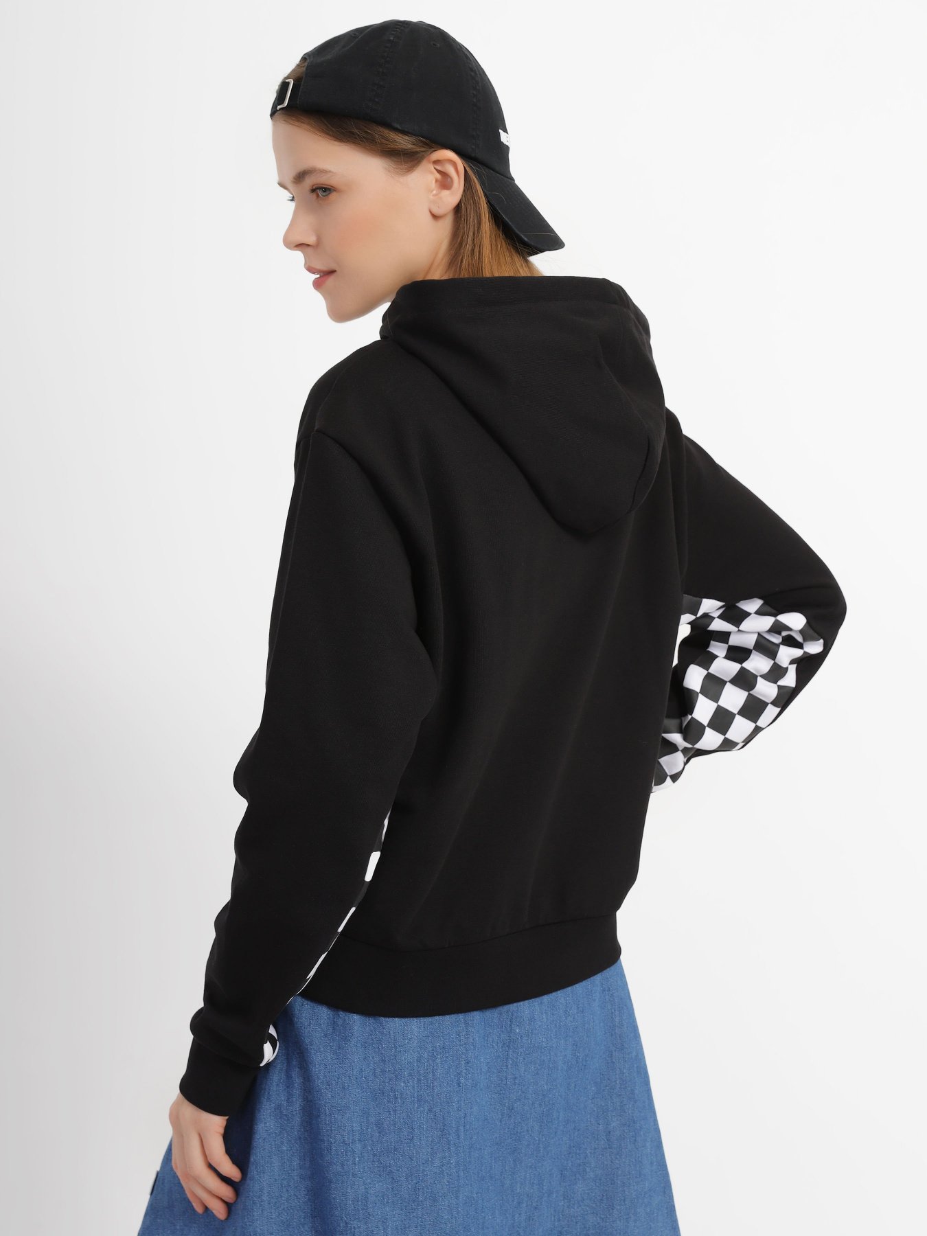 Худи Vans Boom Boom Check модель VN00045DBLK1 Фото