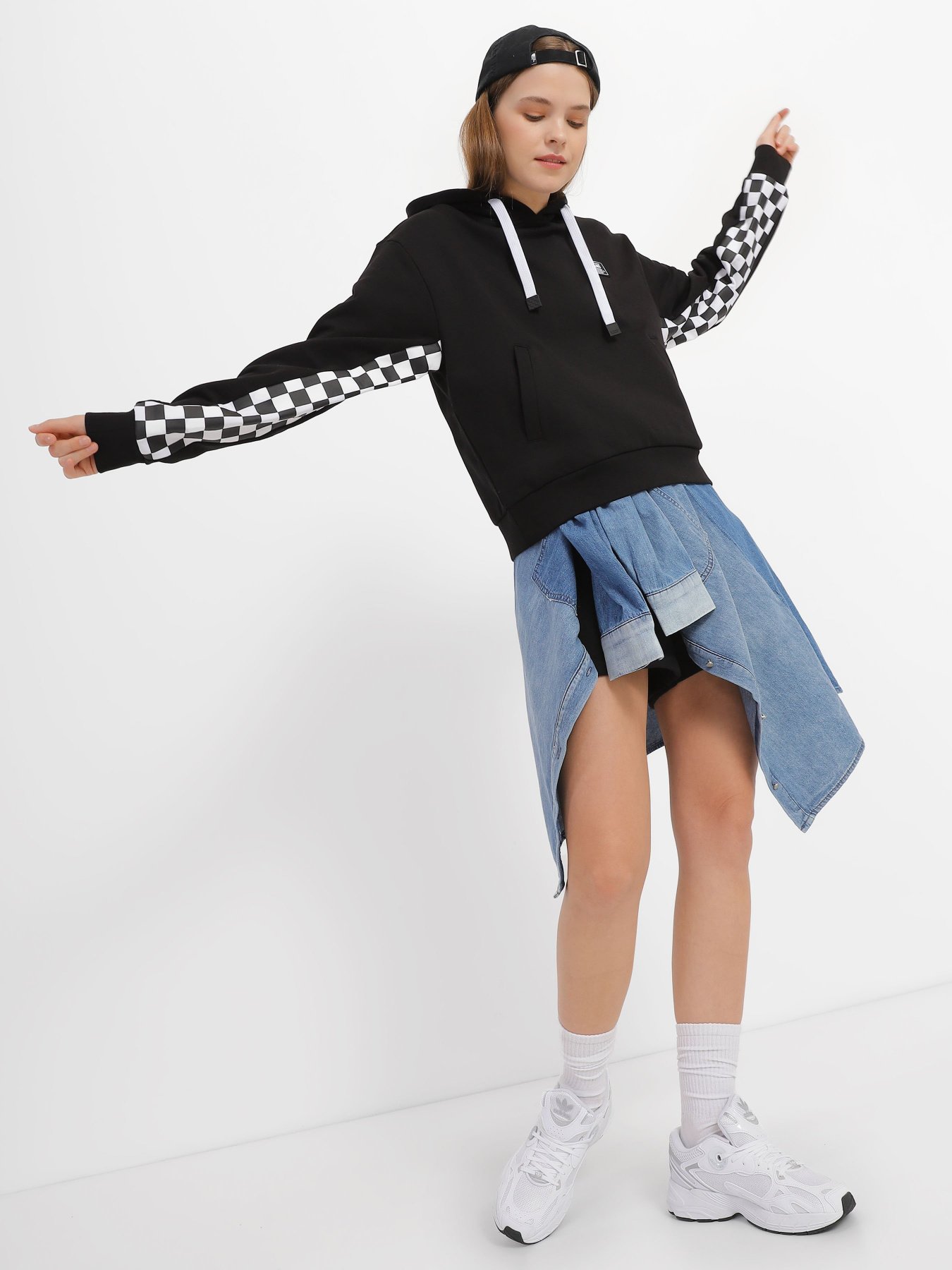 Худи Vans Boom Boom Check модель VN00045DBLK1 Фото