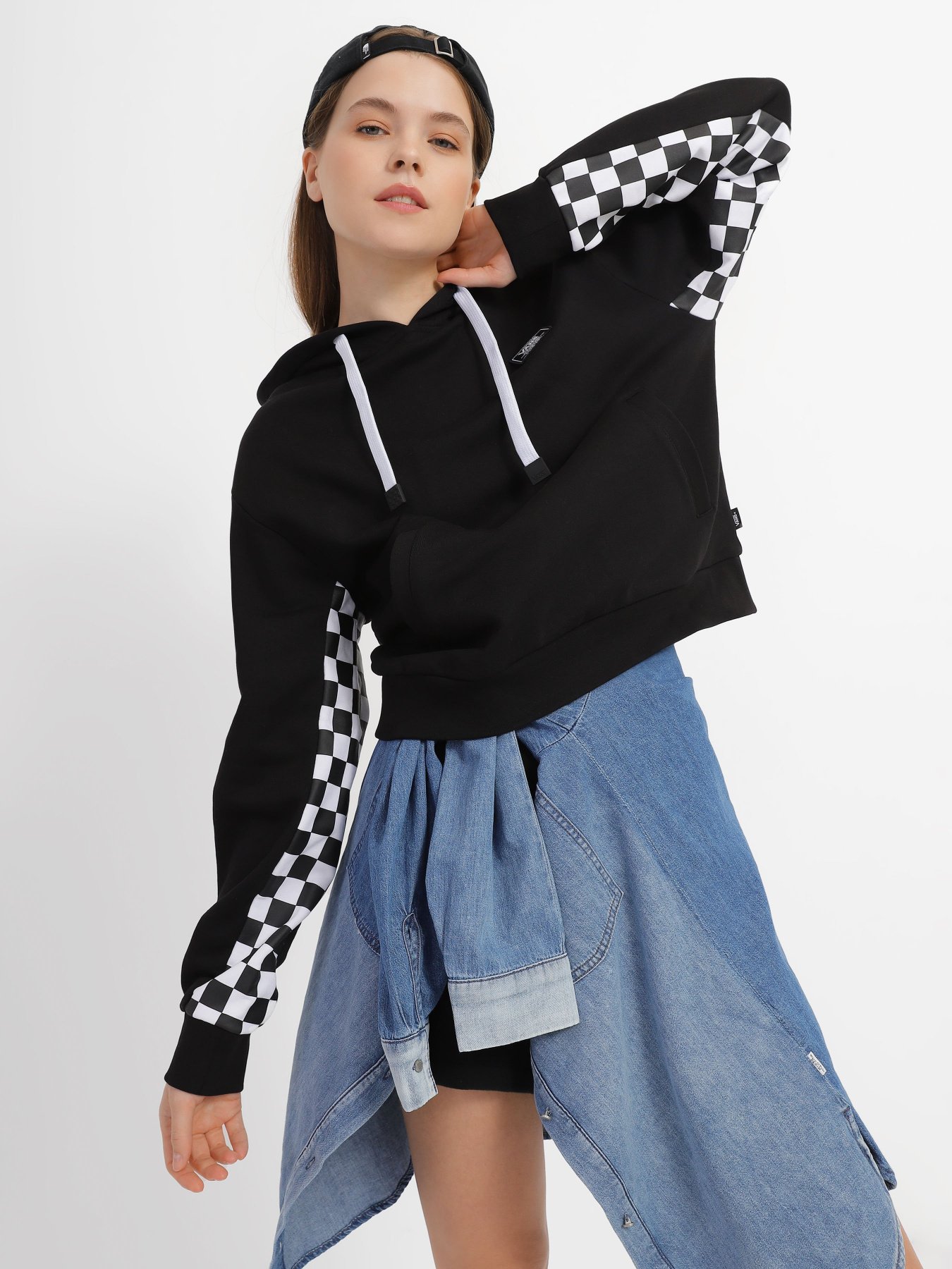 Худи Vans Boom Boom Check модель VN00045DBLK1 Фото