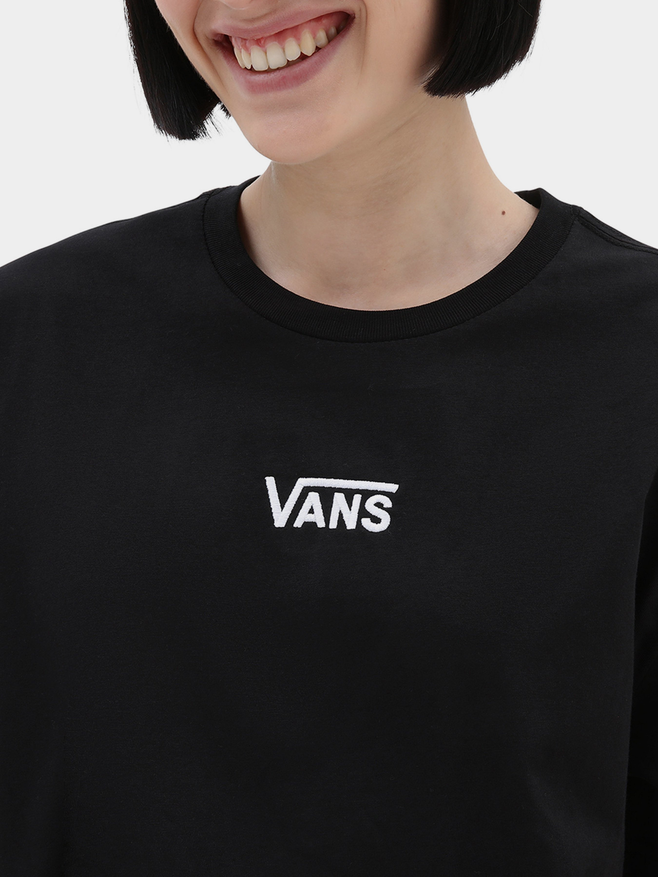 Футболка Vans Flying V Oversized модель VN0A7YUTBLK1 Фото