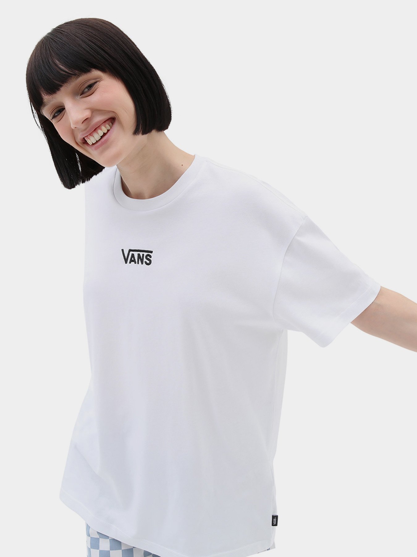 Футболка Vans Flying V Oversized модель VN0A7YUTWHT1 Фото