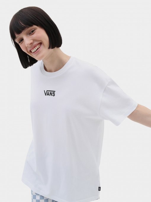 Футболка Vans Flying V Oversized модель VN0A7YUTWHT1 Фото