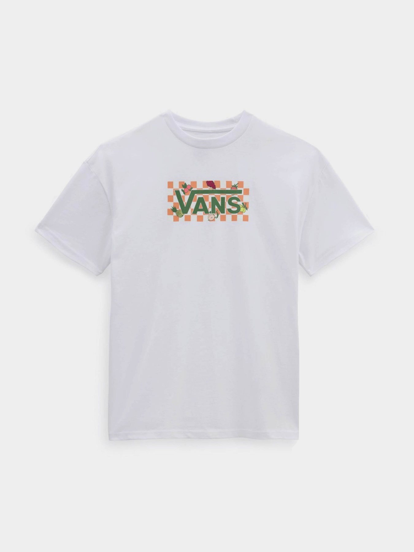 Футболка Vans Fruit Checkerboard Box Logo модель VN0003V8WHT1 Фото