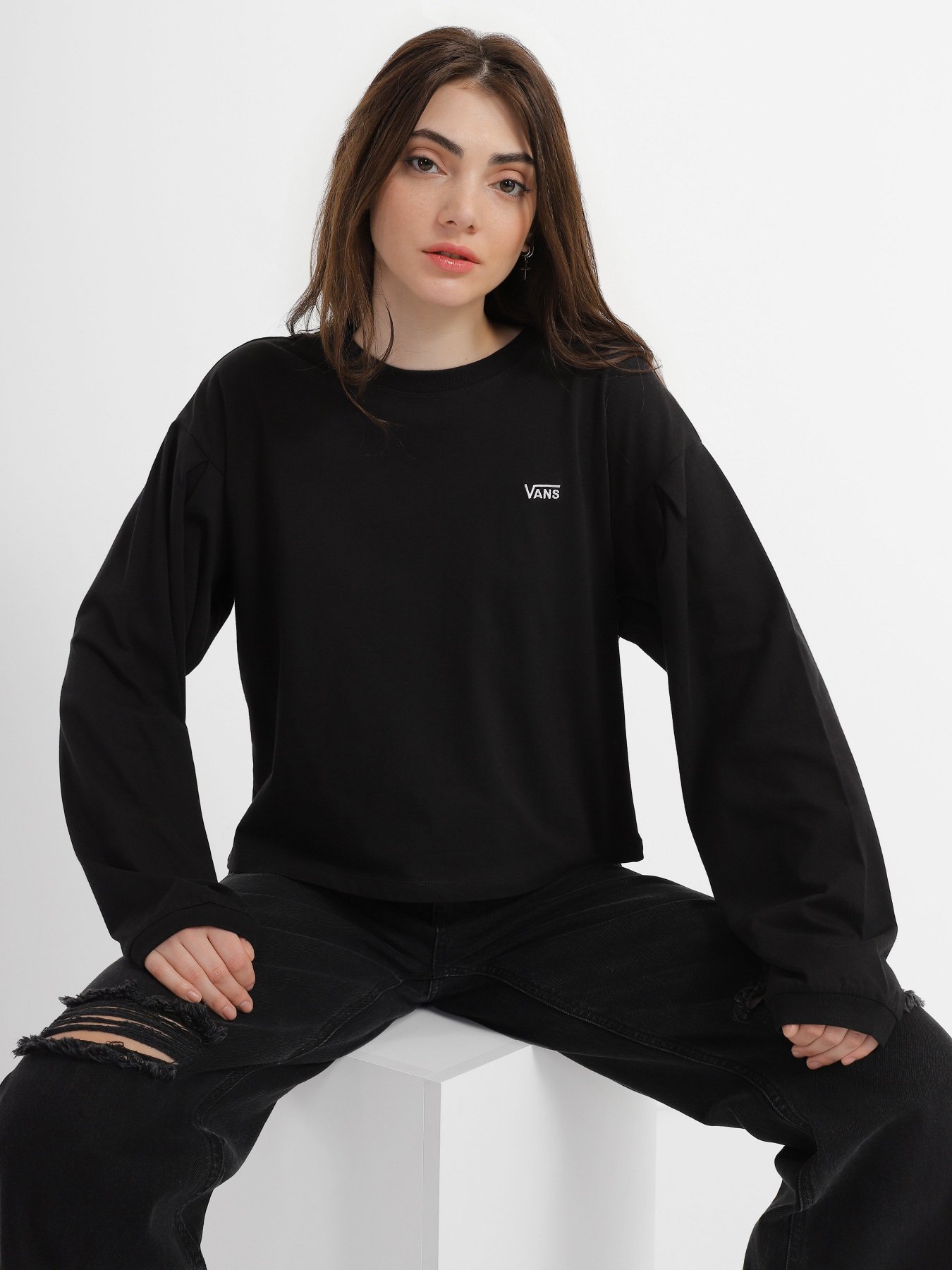 Свитшот Vans Gecko модель VN000387BLK1 Фото