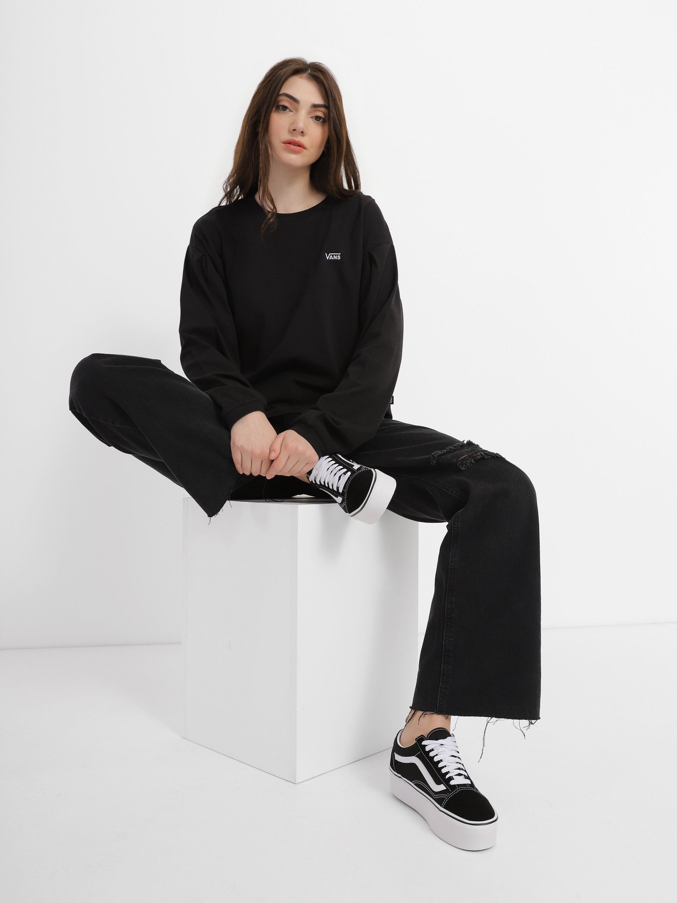 Свитшот Vans Gecko модель VN000387BLK1 Фото