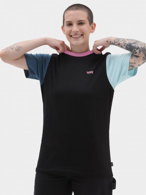 Футболка Vans Left Chest Colorblock модель VN0A7RSQBR51 Фото