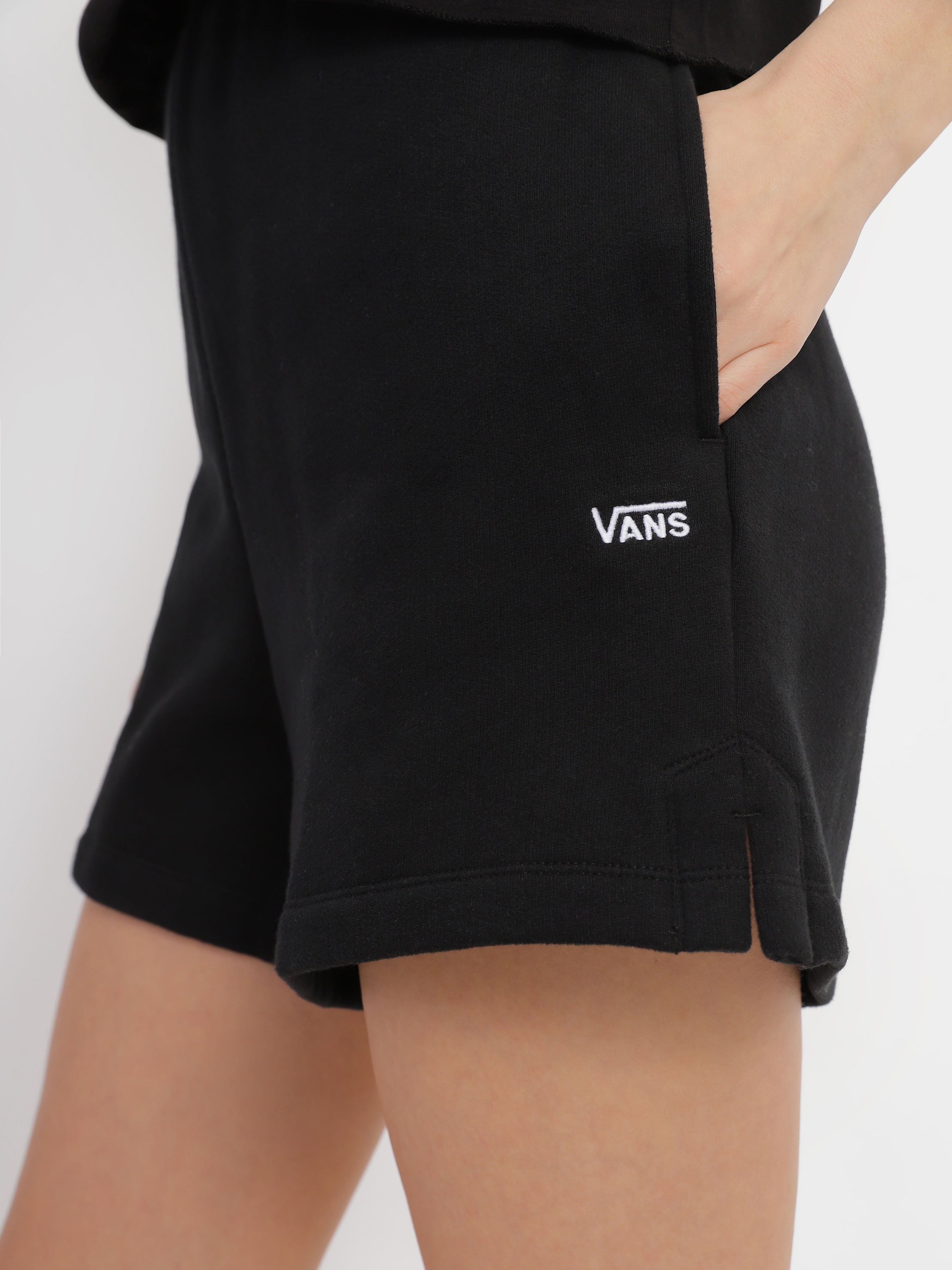 Жіночі Спортивні шорти Vans Comfycush Fleece (V2874) колір чорний, матеріал бавовна/поліестер Vans - купити в Україні