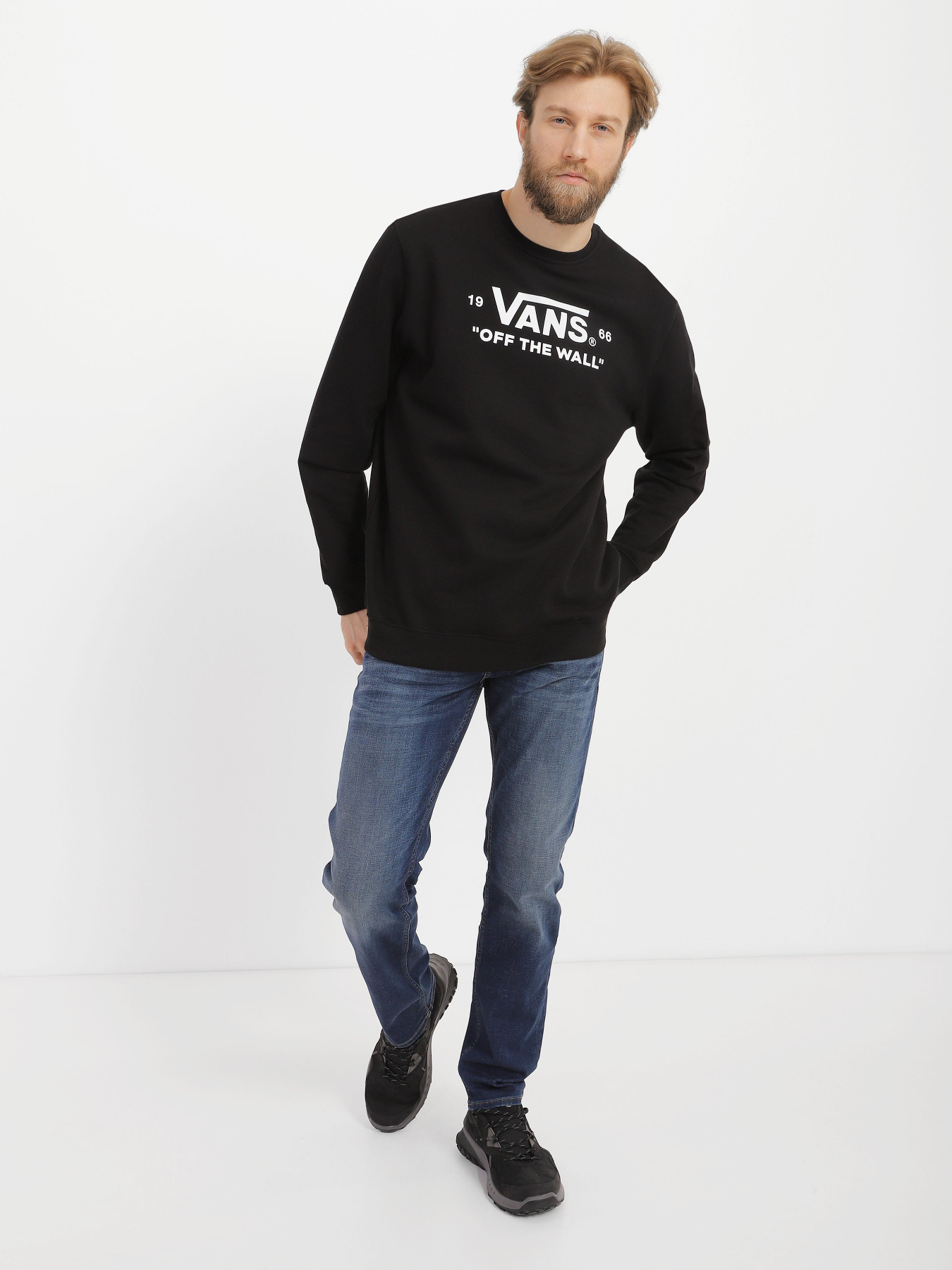 Свитшот Vans Mini Otw Crew-B модель VN0A5LOEBLK1 Фото