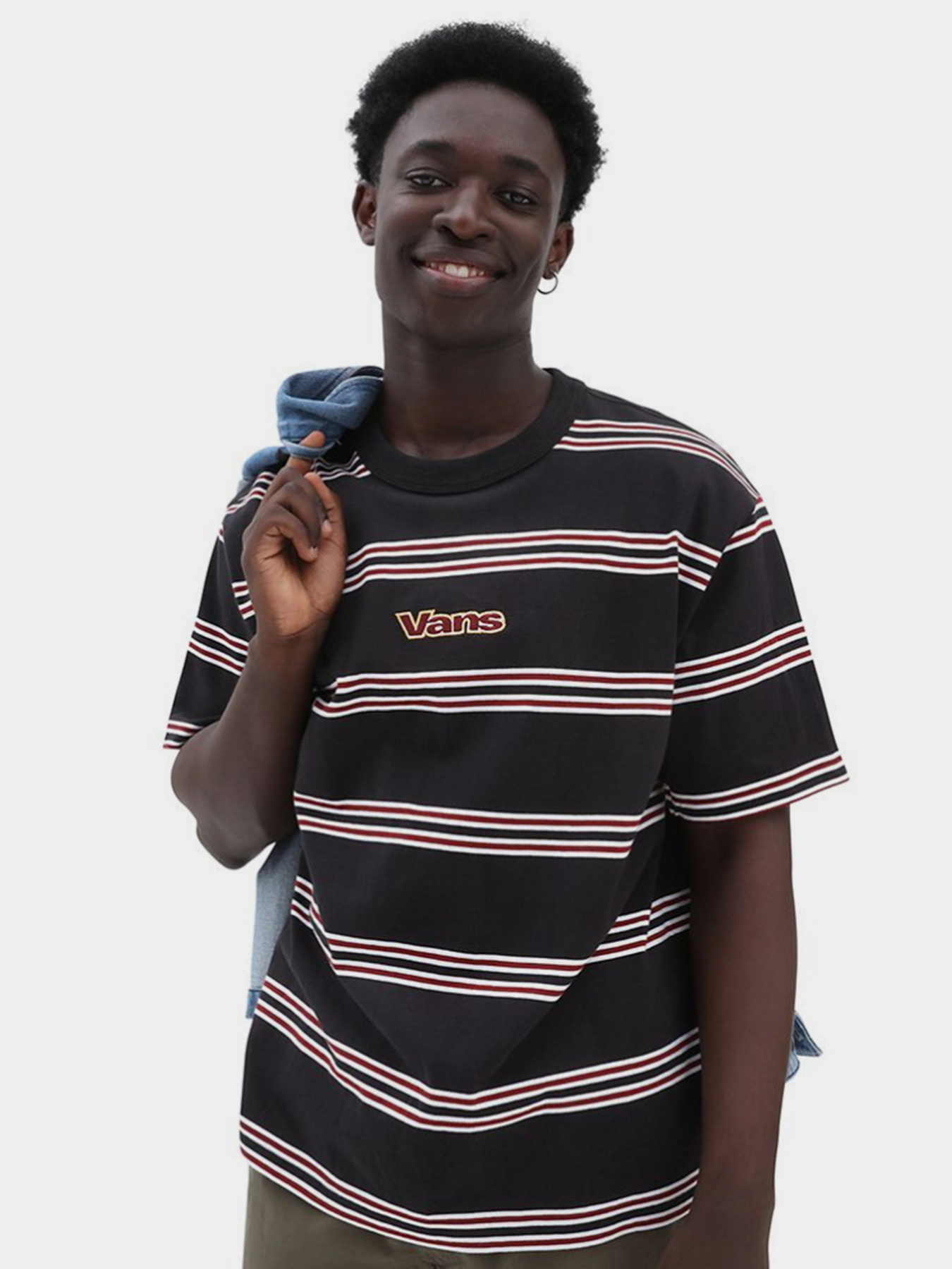 Футболка Vans Wardman Stripe модель VN000060BLK1 Фото