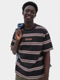 Футболка Vans Wardman Stripe модель VN000060BLK1 Фото