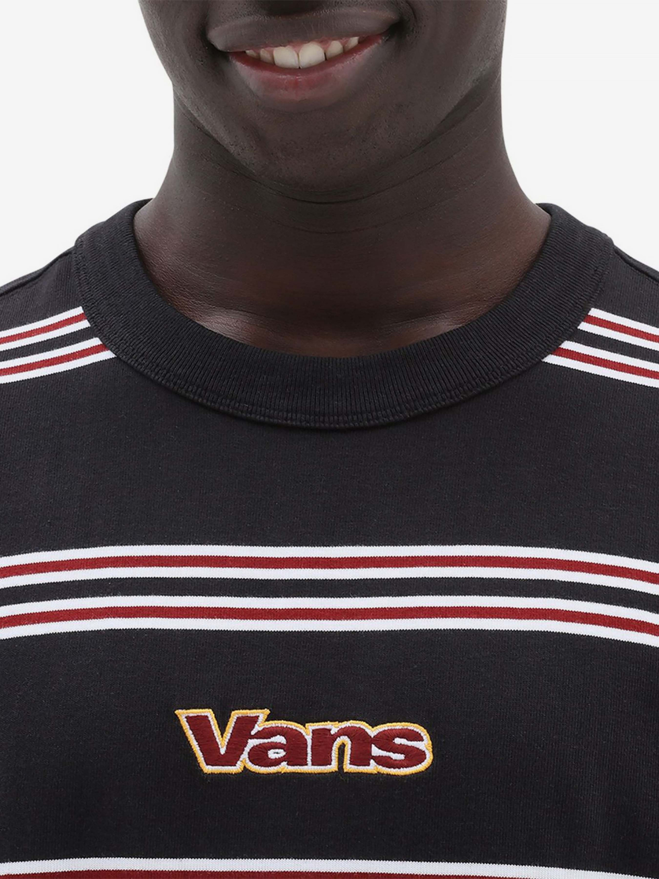 Футболка Vans Wardman Stripe модель VN000060BLK1 Фото