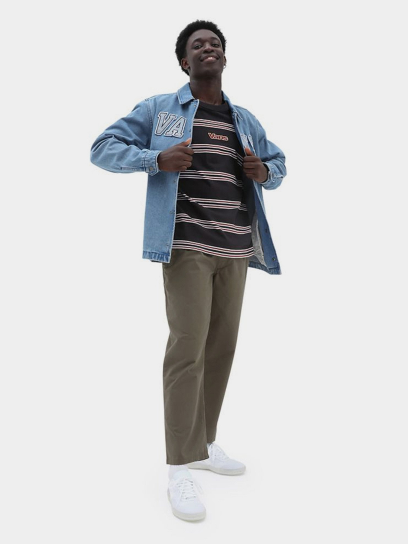 Футболка Vans Wardman Stripe модель VN000060BLK1 Фото