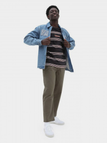 Футболка Vans Wardman Stripe модель VN000060BLK1 Фото