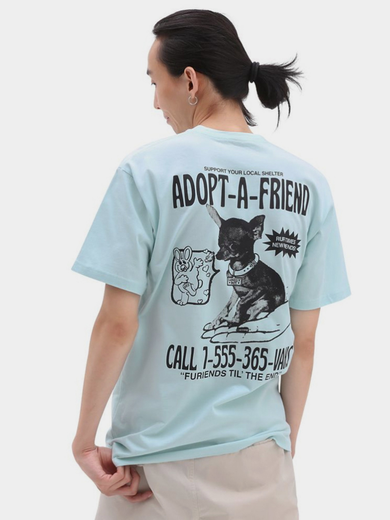 Футболка Vans Adopted A Friend модель VN0006CWG5O1 Фото