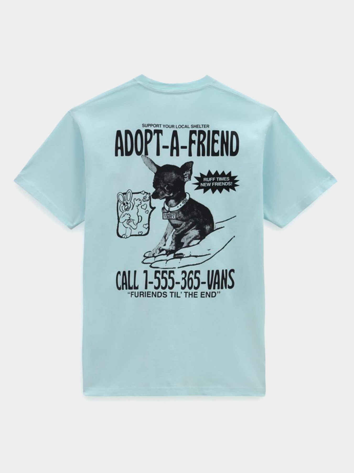 Футболка Vans Adopted A Friend модель VN0006CWG5O1 Фото