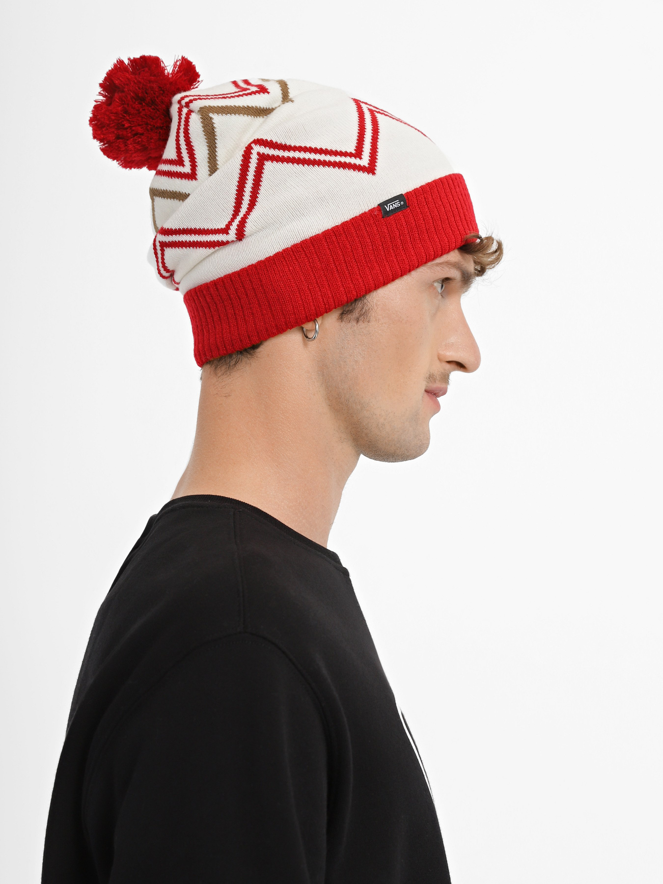 Шапка Vans Off Wall Pom Beanie модель VN0A2YR714A1 Фото