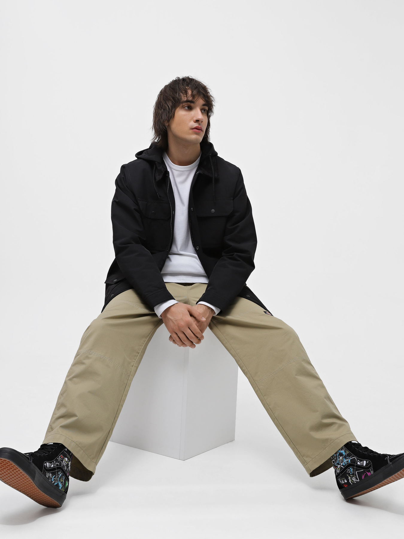 Зимова куртка Vans Drill Chore MTE-1 Long модель VN0008J9BLK1 Фото