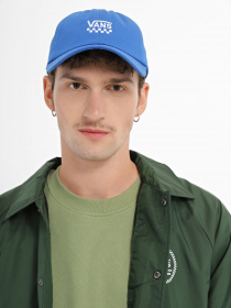 Кепка Vans Checked Curved Bill Jockey модель VN0008237WM1 Фото