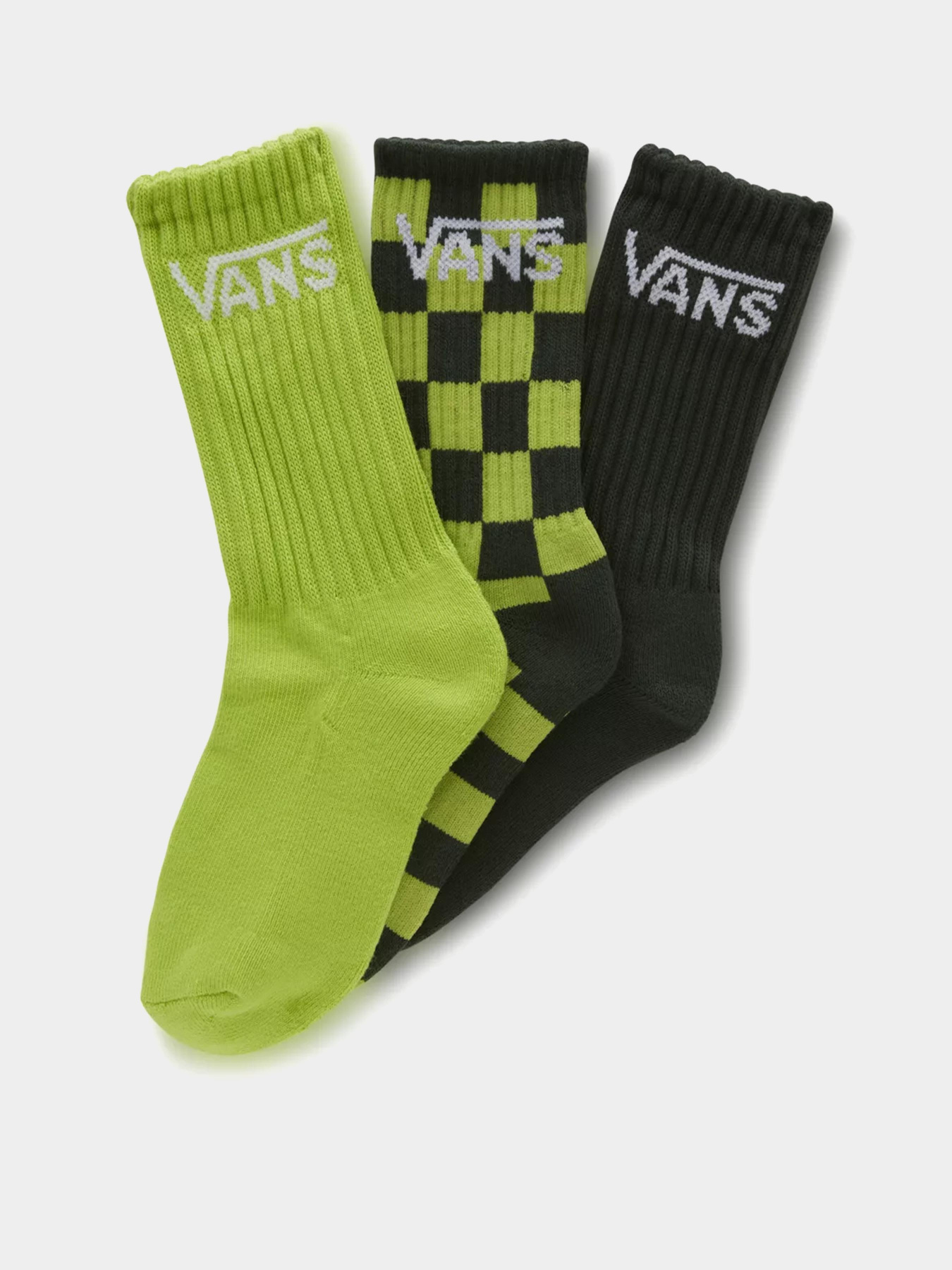 Шкарпетки та гольфи Vans Classic Crew Sock 3-Pack модель VN000YBRCAX1 Шкарпетки та гольфи Vans Classic Crew Sock 3-Pack модель VN000YBRCAX1 Фото