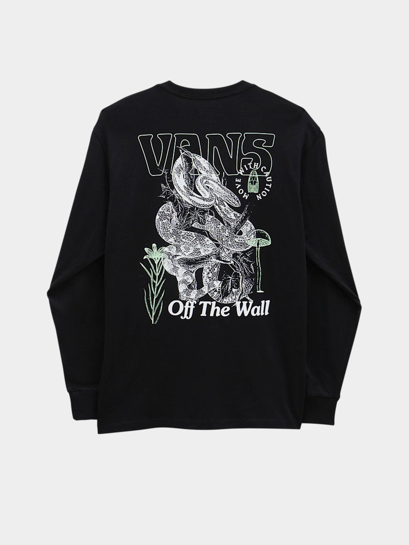 Лонгслив Vans Distorted Snake модель VN0008TABLK1 Фото