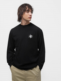 Лонгслів Vans Distorted Snake модель VN0008TABLK1 Фото