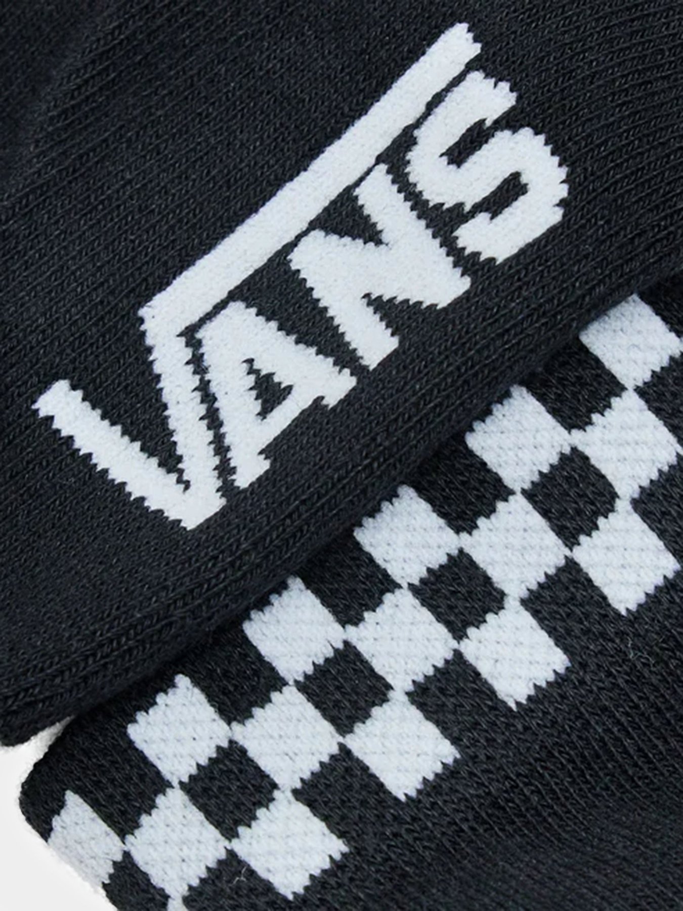 Шкарпетки Vans Peek-A-Check Half Crew модель VN0007BJBLK1 Фото