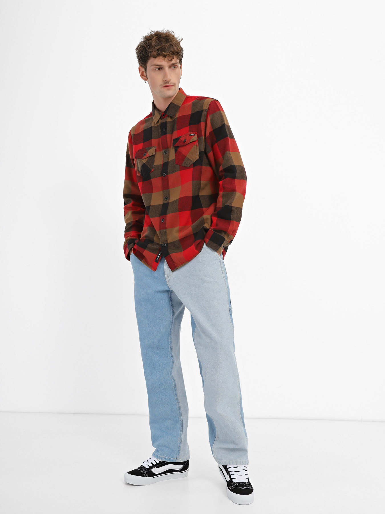 Сорочка Vans Box Flannel модель VN000JOGCBA1 Фото