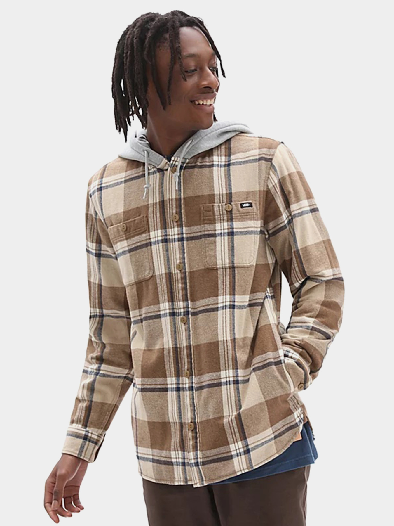 Сорочка повсякденна Vans Lopes Hooded модель VN000YE6DZ91 Сорочка повсякденна Vans Lopes Hooded модель VN000YE6DZ91 Фото