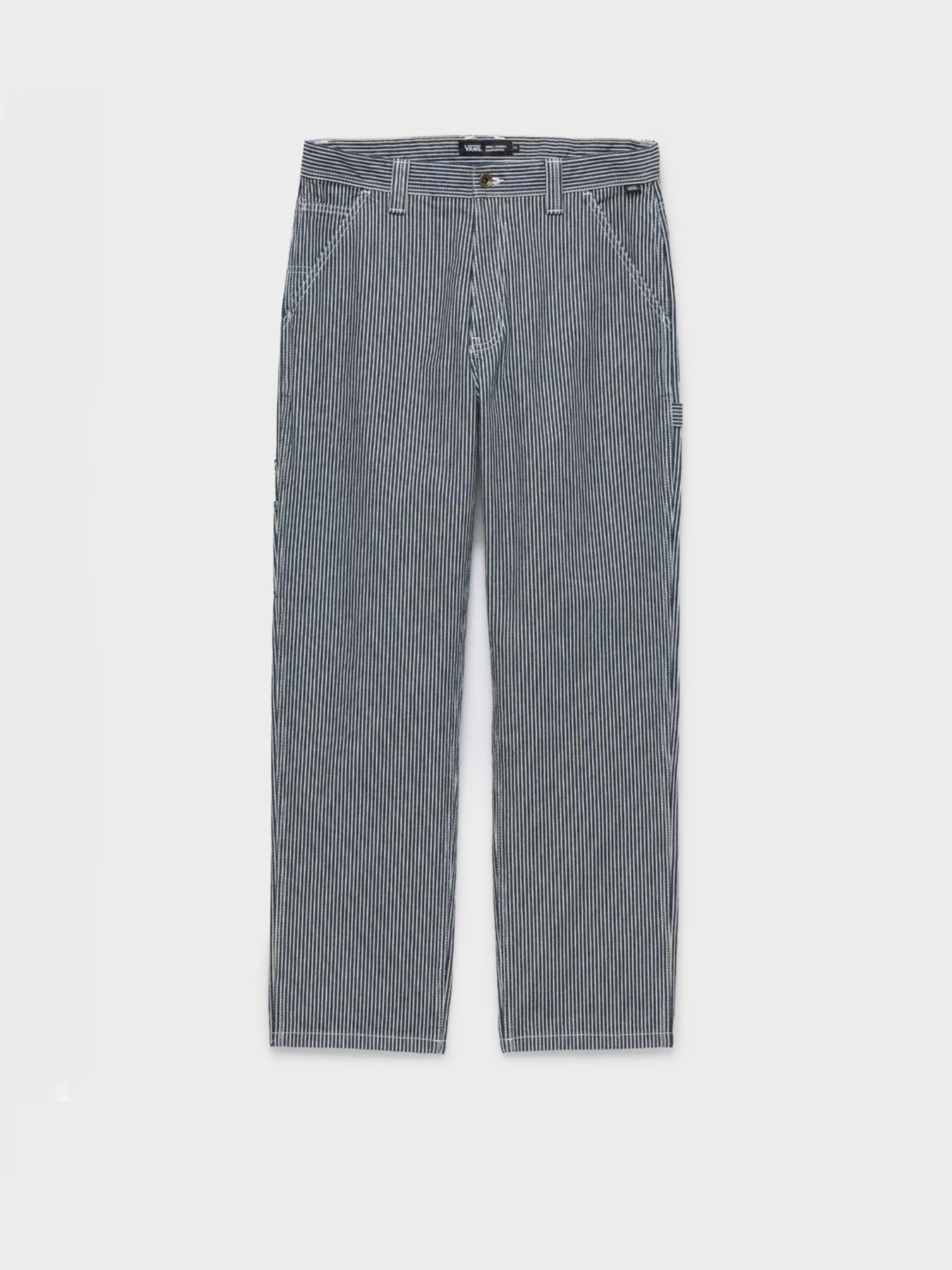 Штани повсякденні Vans Drill Chore Loose Tapered Carpenter Hickory Stripe модель VN0008NCIND1 Фото