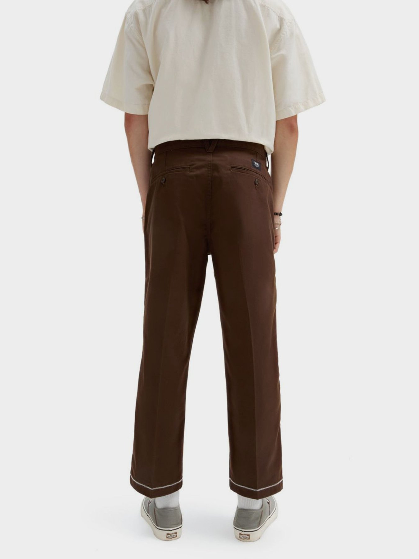 Штани повсякденні Vans Mikey February Authentic Relaxed Cropped Chino модель VN000C9Q3N11 Фото